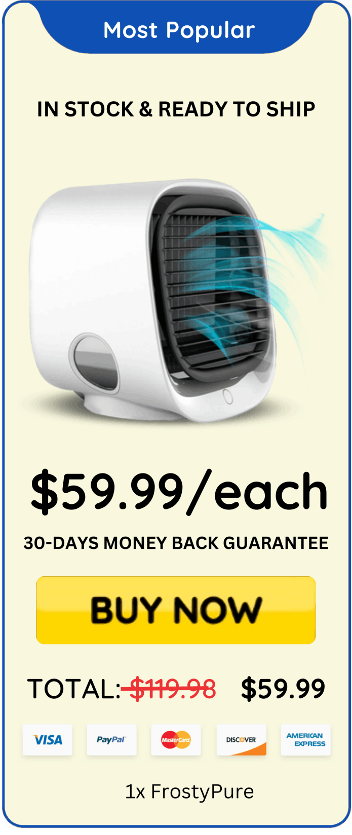 FrostyPure Mini Portable Cooler offer price